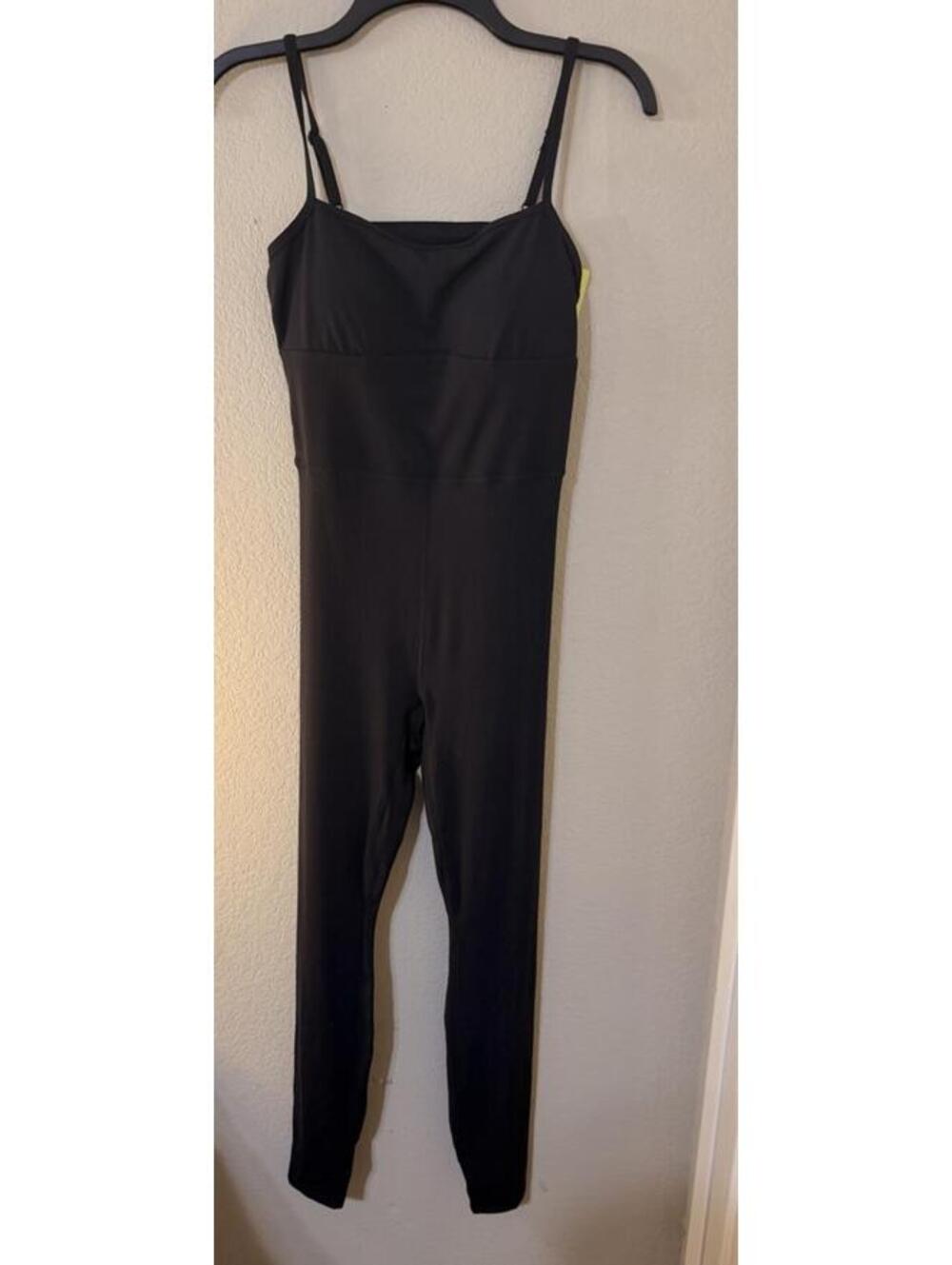 All In Motion Women's Black Active Bodysuit Jumpsuit S Moisture Wicking UPF 50+